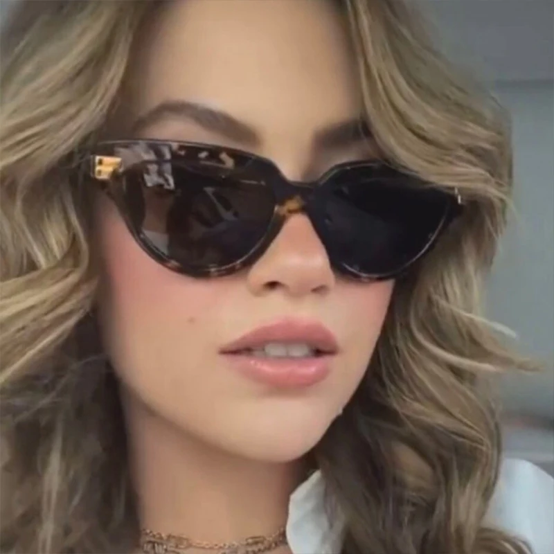 New Small Rectangle Sunglasses Women 2022 Luxury Brand Classic Cat Eye Lady Sexy Fashion Sun Glasses Shades For Women UV400