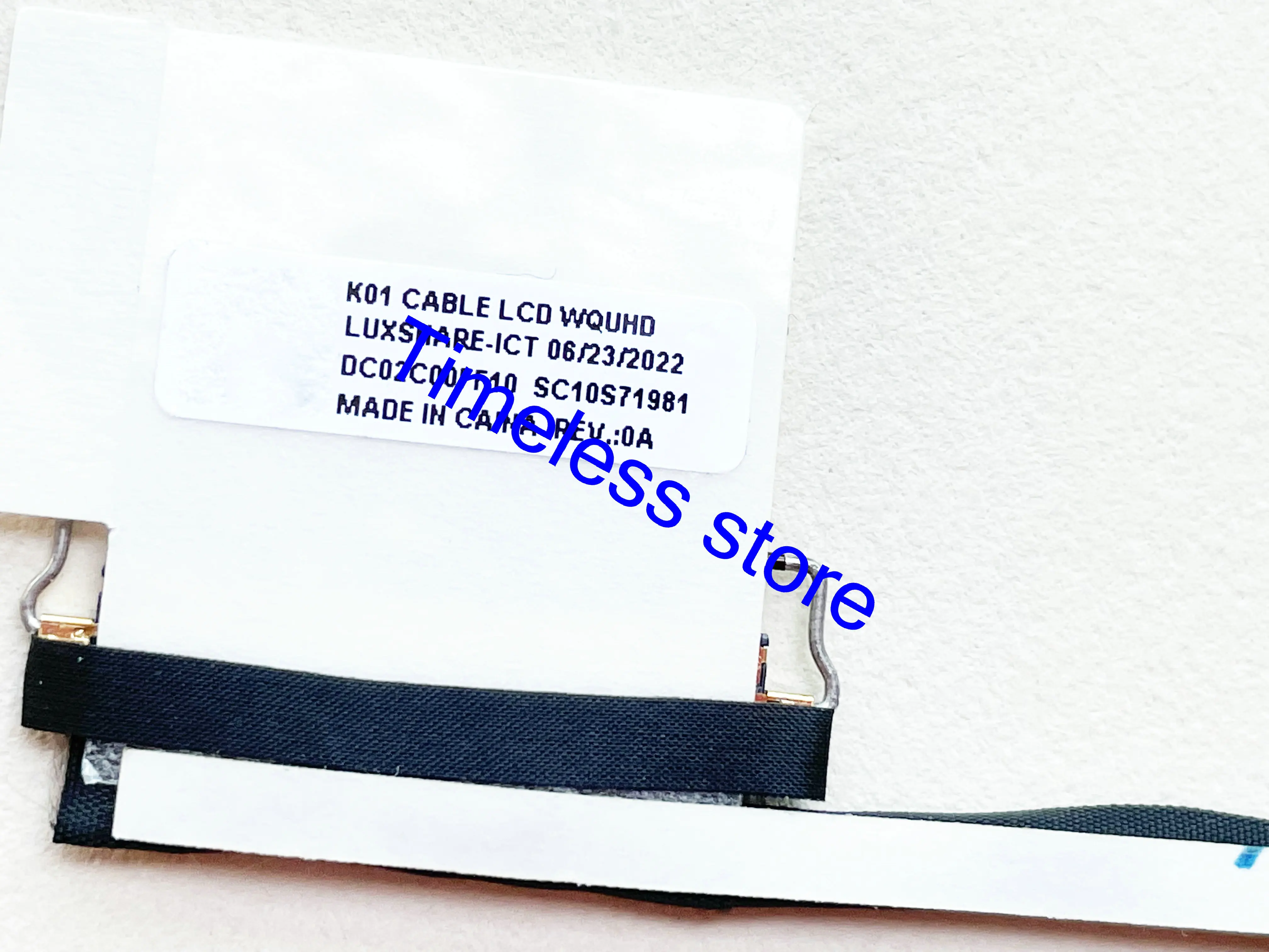 Thinkpad X1 carbon 7th 2019 WQHD 2K led lcd lvds 케이블 5C10V28092 40pin DC02C00FF10 DC02C00FF00의 새로운 기능