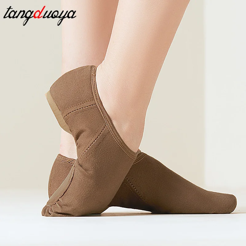 women ballet shoes plus size 44 Stretch cloth Soft Soles jazz dance shoes kids girl Classical Yoga training Women ballet shoes women running shoes