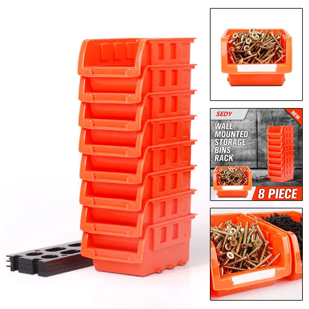 

8 шт., органайзеры для хранения инструментов, 16x10,5x7,5 см