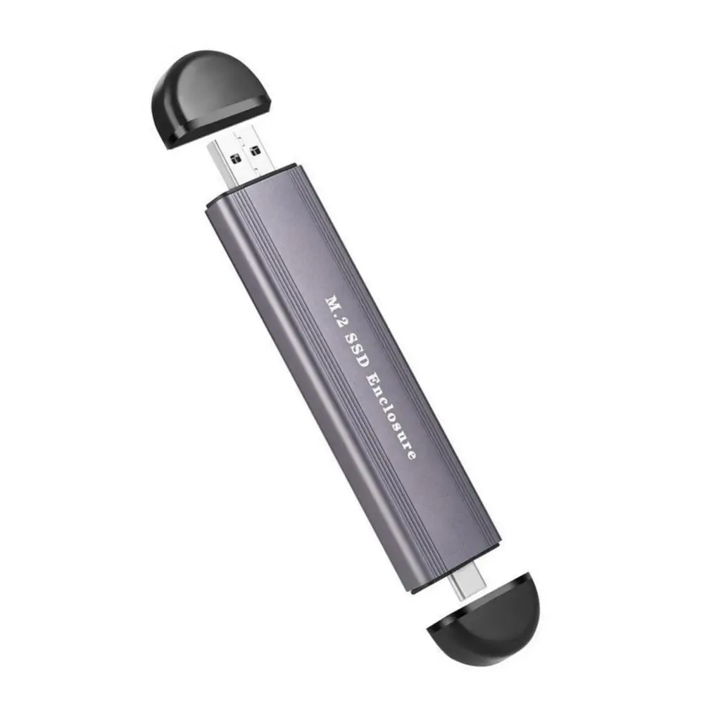 솔리드 스테이트 드라이브 케이스, M2 SSD 케이스, NVMe USB C 타입 Gen2, 10Gbps PCIe SSD 인클로저, M.2 NVMe 인클로저, M.2 SATA NGFF, 6Gbps