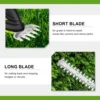 HECUS 2 IN 1 Brushless Electric Hedge Trimmer Cordless Handheld Shrub Grass Pruning Mower Garden Tools For Makita 18V Battery 6