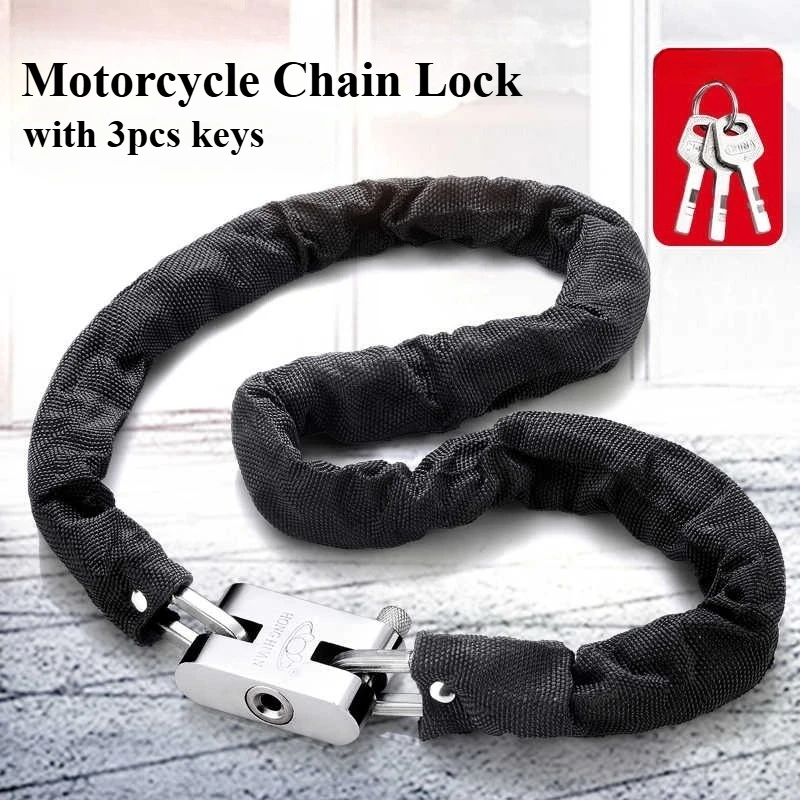 Heavy-Duty Motorcycle & Bike Chain Loc 1