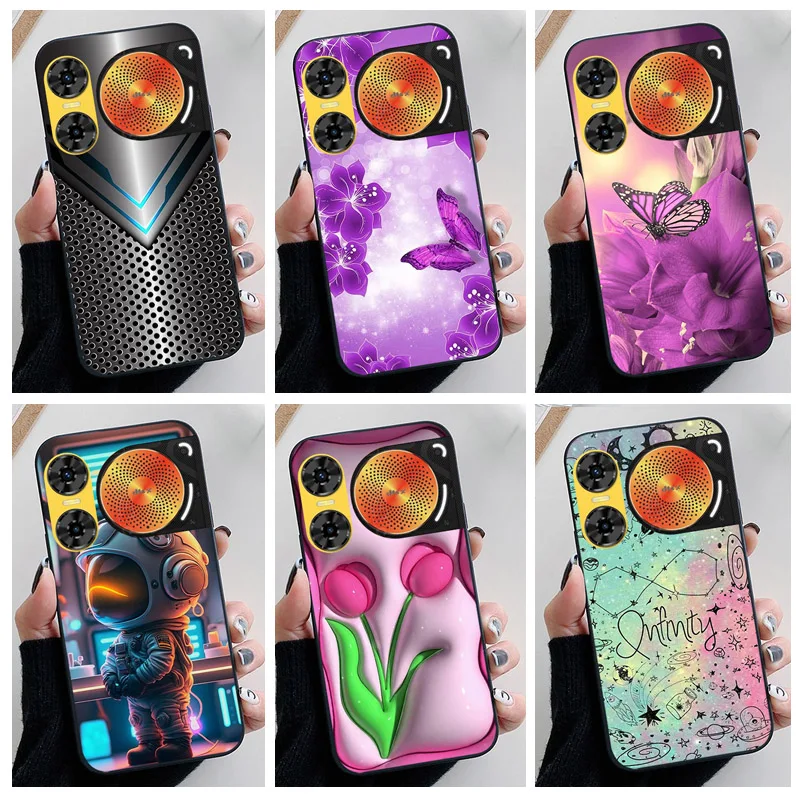 Fashionable Soft Silicone Back Case - Cute Design