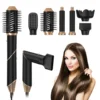 6 In1 Hair Dryer Curling Iron Straightener Hair Brush Electric Hairdryer Folding Styling Comb Multi Hair Styler Hair Care 1