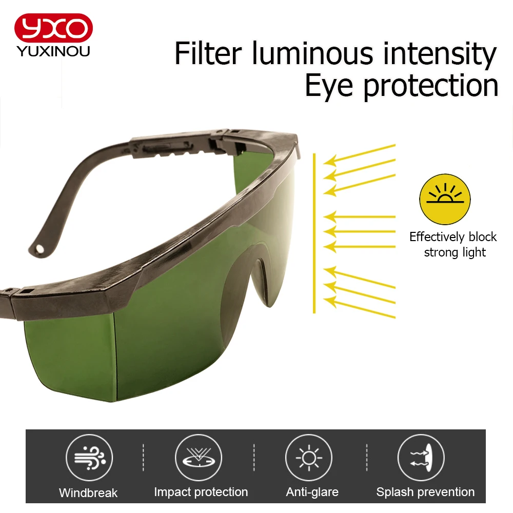 YXO LED Grow light Room Glasses UV Polarizing Goggles for Hydroponics Plants Light Eye Protect Glasses Grow Tent Greenhouse led grow light grow room glasses