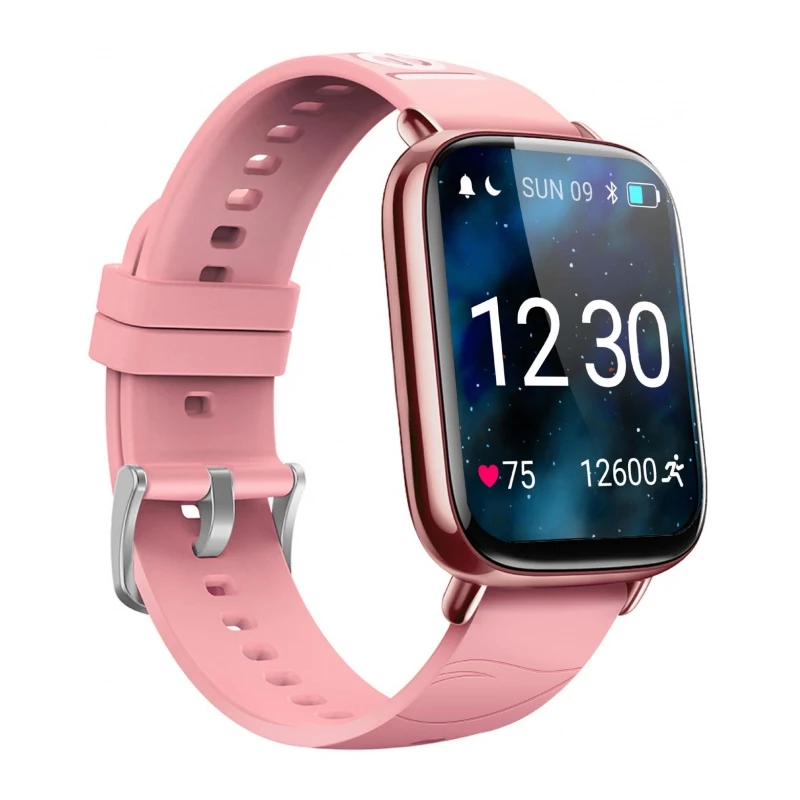 Smart Watchs Leef Planex 180 мАч LCD 1.7 "Монитор сердечных сокращений шагометра шагомер крови датчик уровня кислорода желтый золотой розовый черный часы наручные часы фитнес браслет потребительская электроника носимые устройства