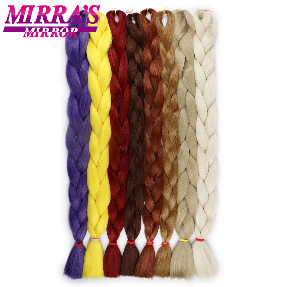 

82 Inch 165g Synthetic Jumbo Braiding Hair Pre Stretched High Temperature Fiber Crochet Hair Extensions For Box Braids