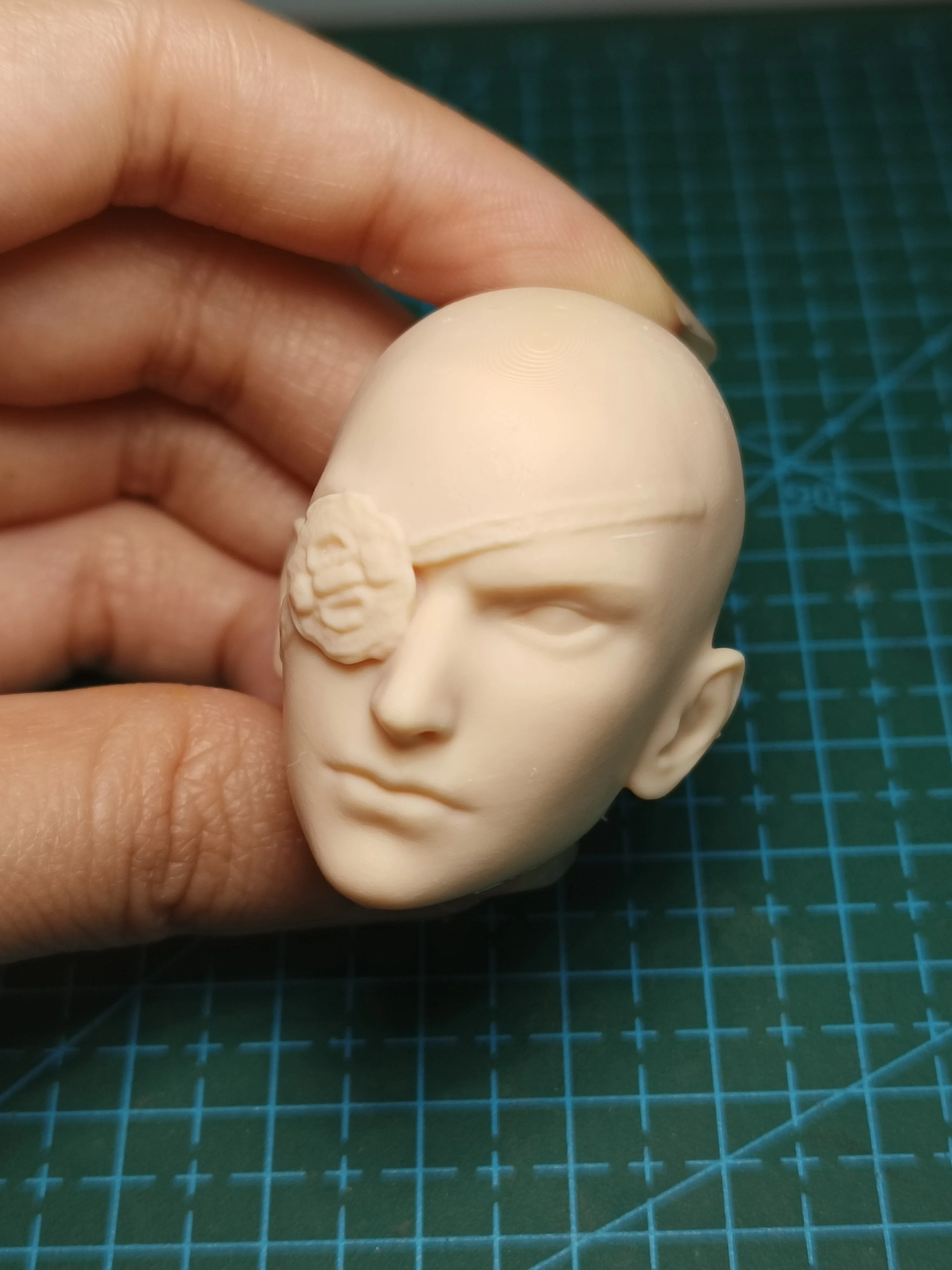 

Japanese1/6 Male Head Sculpt Anime Carving Game Toys A B だて まさむね Unpanited 3D Soldier Doll Model 1/6 Scale Action Figure