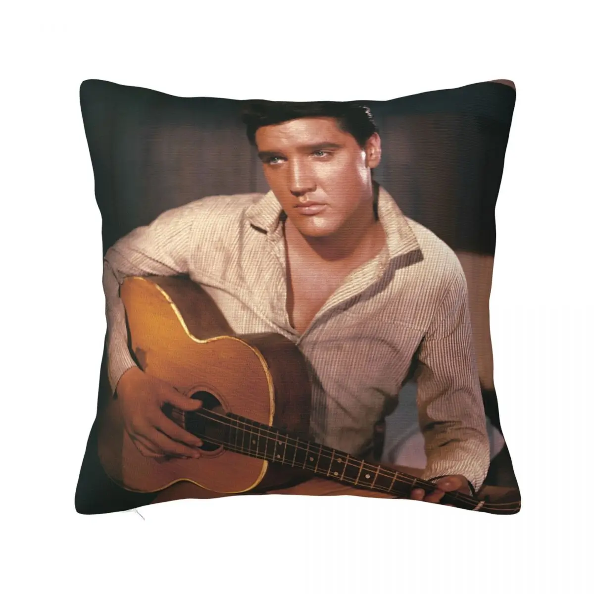 

E-Elvis Presley Pillowcase Printing Fabric Cushion Cover Decorations Throw Pillow Case Cover Bed Wholesale 40X40cm