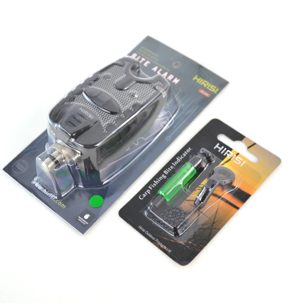 Hirisi 1+1Carp Fishing Alarm and Swinger Set Color LED Fishing