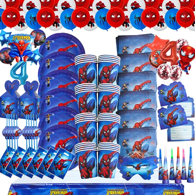 Spiderman Birthday Party Decorations  Children Birthday Decoration -  Birthday Party - Aliexpress