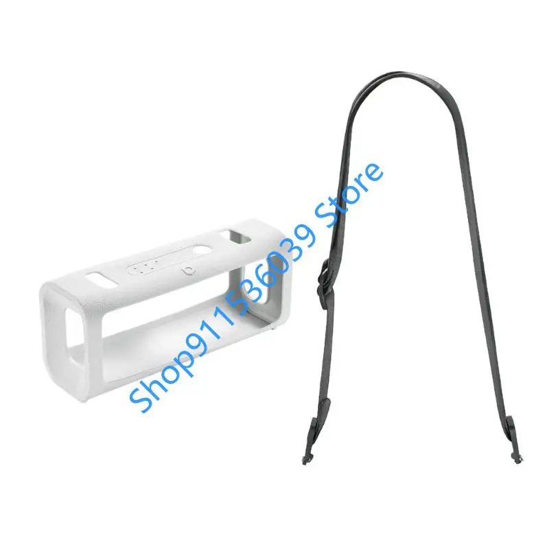 Silicone Case with Shoulder Straps for Portable Speakers – Enhanced Protection and Convenience