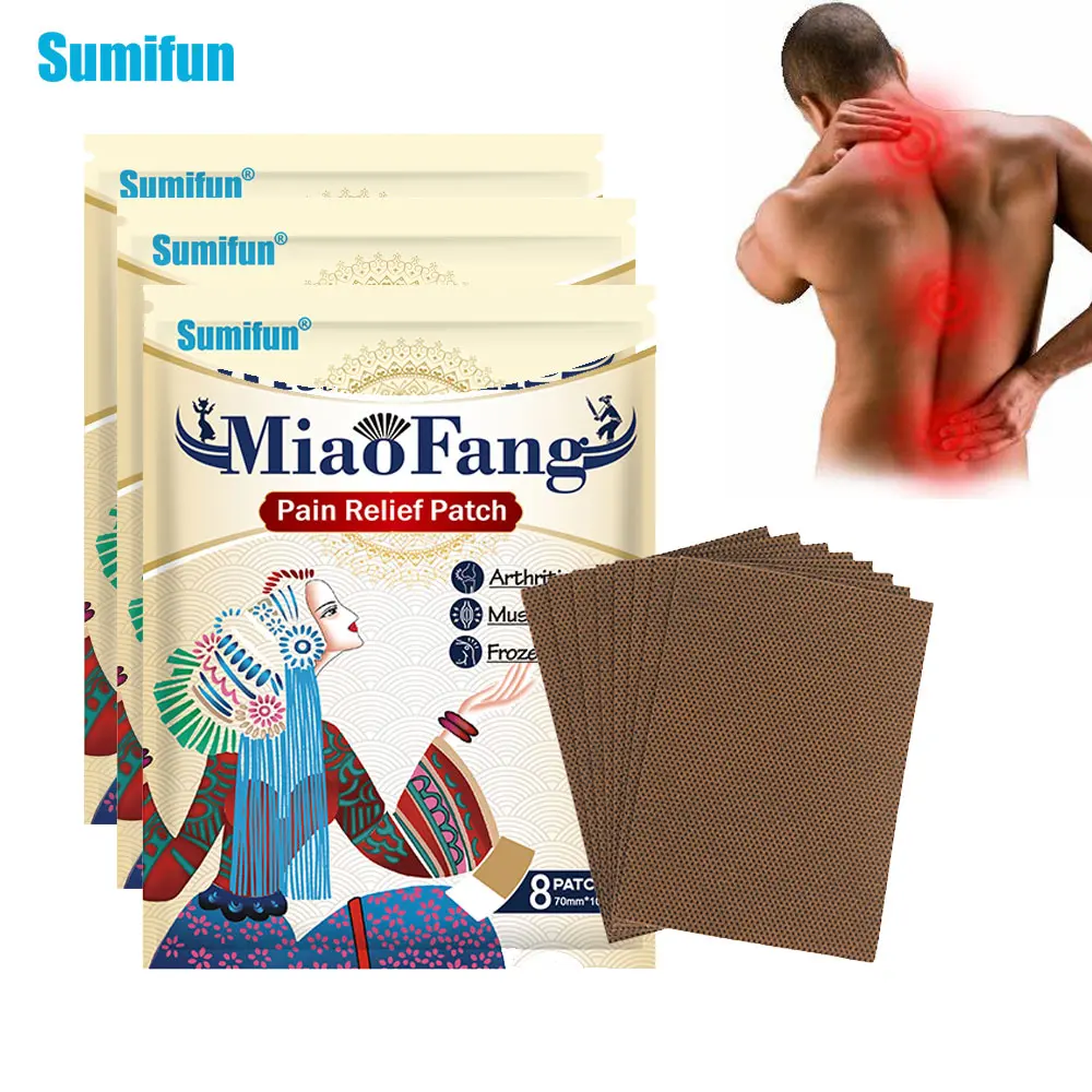 

8/16/24pcs Chinese Herbal Analgesic Patch Arthritis Rheumatism Neuralgia Joints Pain Relief Sticker Muscle Sore Medical Plaster