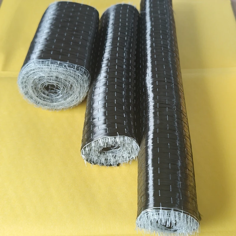 Carbon Fiber Unidirectional Fabric, 12K Weave, 200g/m² Reinforcement Cloth