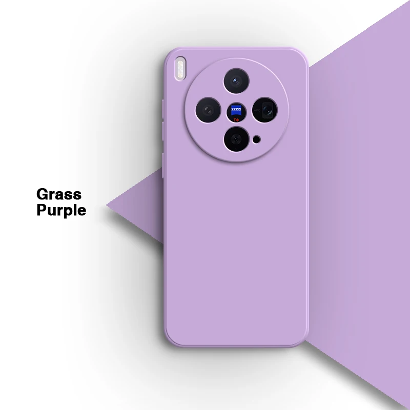 Premium Liquid Silicone Phone Case with Camera Protection - Soft, Fashionable Luxury Back Cover