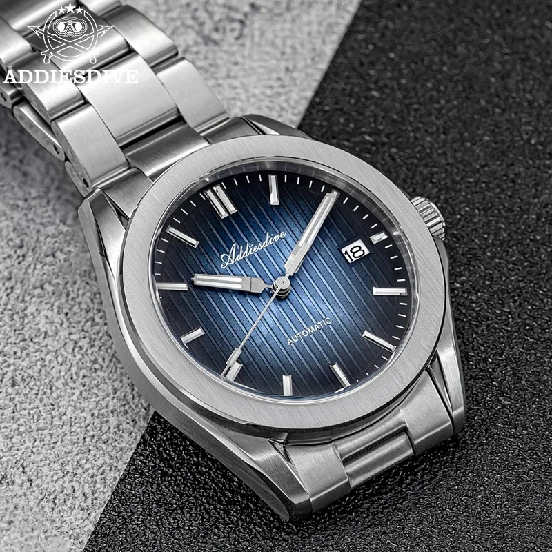 ADDIESDIVE AD2080 ラグスポ オマージュウォッチ ブルー ADDIESDIVE AD2080 Automatic Mechanical Watch BGW9 Blue