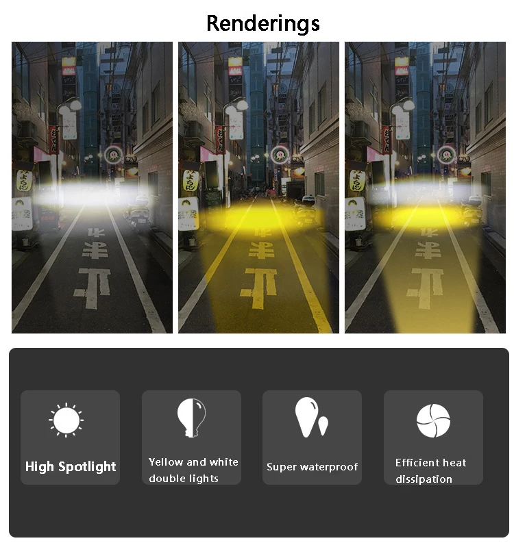 Fari A Led Per Moto Fari A Gufo Esterno Modificati, Doppio Tallone Integrato Per Suzuki Drz400 Suzuki Gs 500 Sv 650