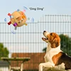 Plush Dog Vocal Toy Ball Funny Interactive Pet Toys with Bells Cleaning Tooth Chew Toy For Small Large Dogs Cats Puppy Plaything 4