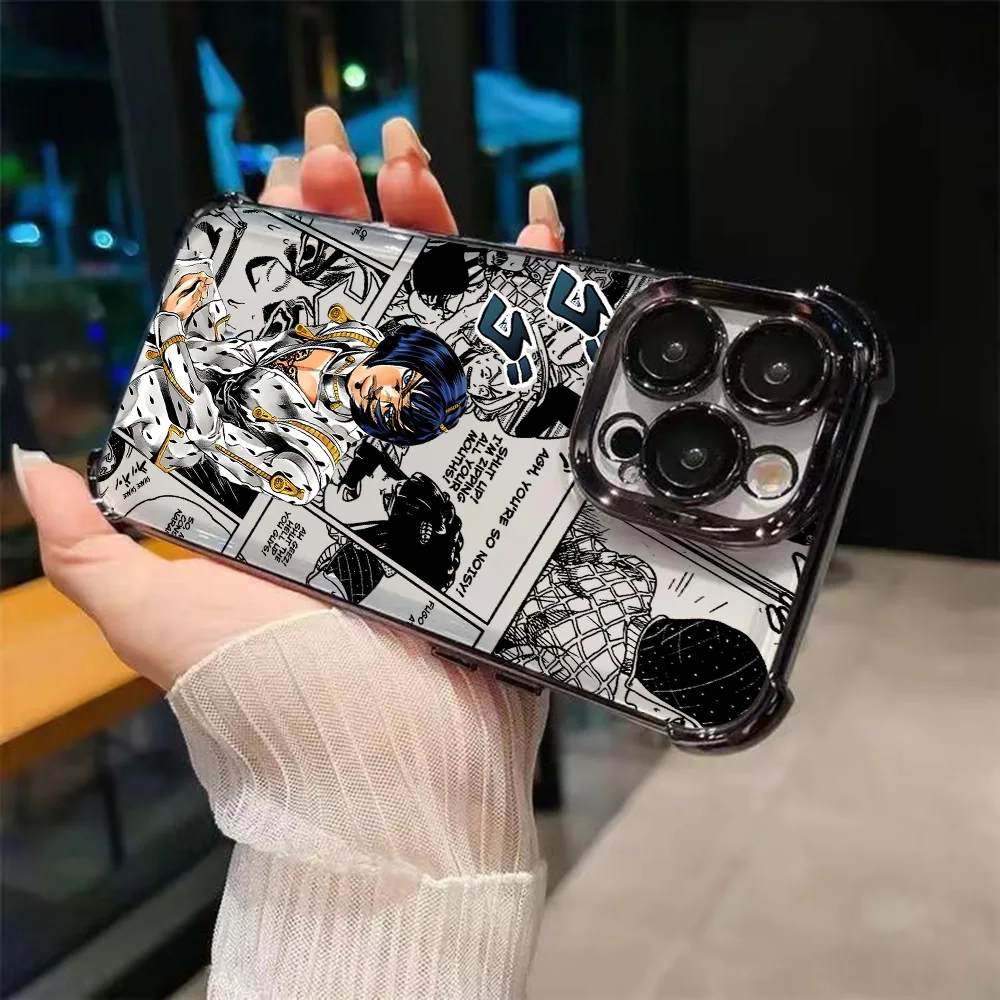 Anime Jojo's Bizarre Adventure Plating Phone Case