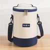 Insulated Cooler Bag With Adjustable Shoulder Strap For Travel Picnic Outdoor Activities Oxford Fabric Lunch Box Large Capacity 1