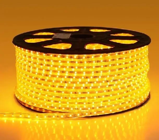 

220V 14.4w 60pcs 5050 warm white led strip light