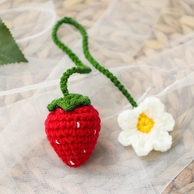 Neue Gehäkelte Blume Anhänger Ornament für Tasche Auto Dekoration  Handgemachte Gestrickte Blume Schlüsselbund Schlüsselbund Für Frauen  Mädchen Geschenk - AliExpress