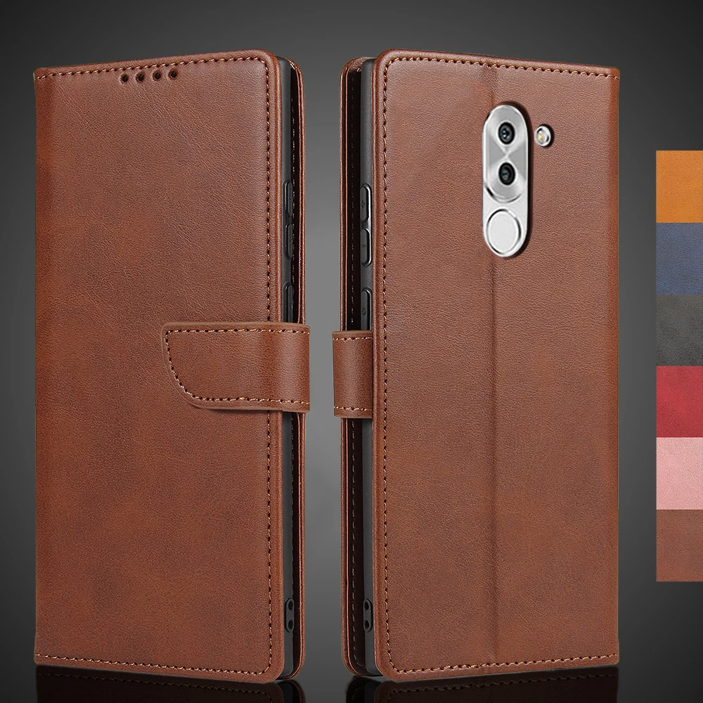 

Чехол-Кошелек из искусственной кожи с откидной крышкой для Huawei Honor 6X / Huawei GR5 2017, защитный чехол в стиле ретро, кобура, чехлы с ремешком