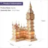 Robotime 3D Wooden Puzzle Game Big Ben,Tower Bridge for Children Adult Gift DIY With Light 3