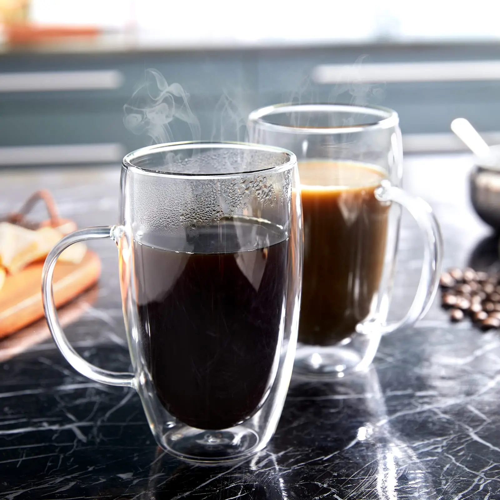 Double Glass Coffee Mugs for Milk Cappuccino Tea Latte Espresso Hot Drinks  Wine Insulation Clear Glass Coffee Cup Drinkware