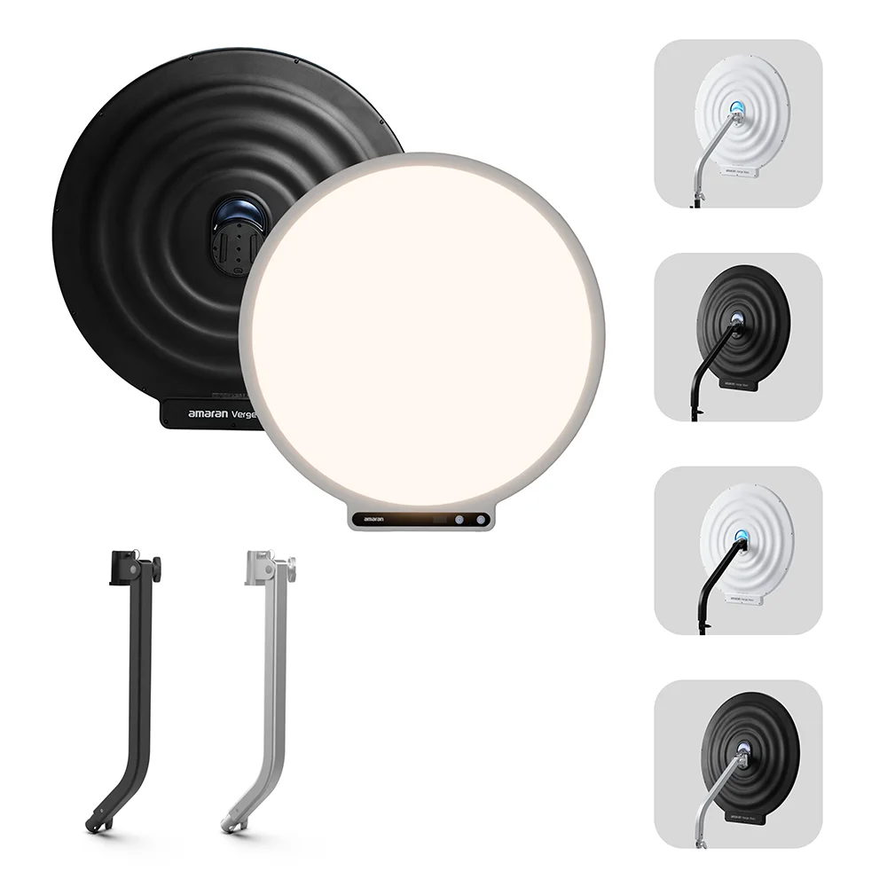 amaran Verge LEDパネルライト新品保証あり amaran Verge Max 二色 LED 55cm (22 インチ) 円形エッジライトパネル