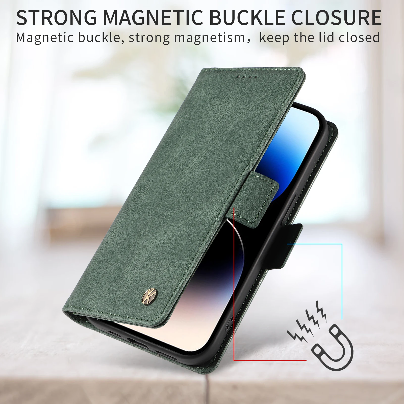Chic Multifunctional Wallet Phone Case with Stylish Design
