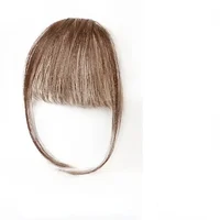 Nouveau faux air frange outils de coiffure pince à cheveux Extensions de cheveux fausse frange naturel faux postiche femmes filles pince en frange 5