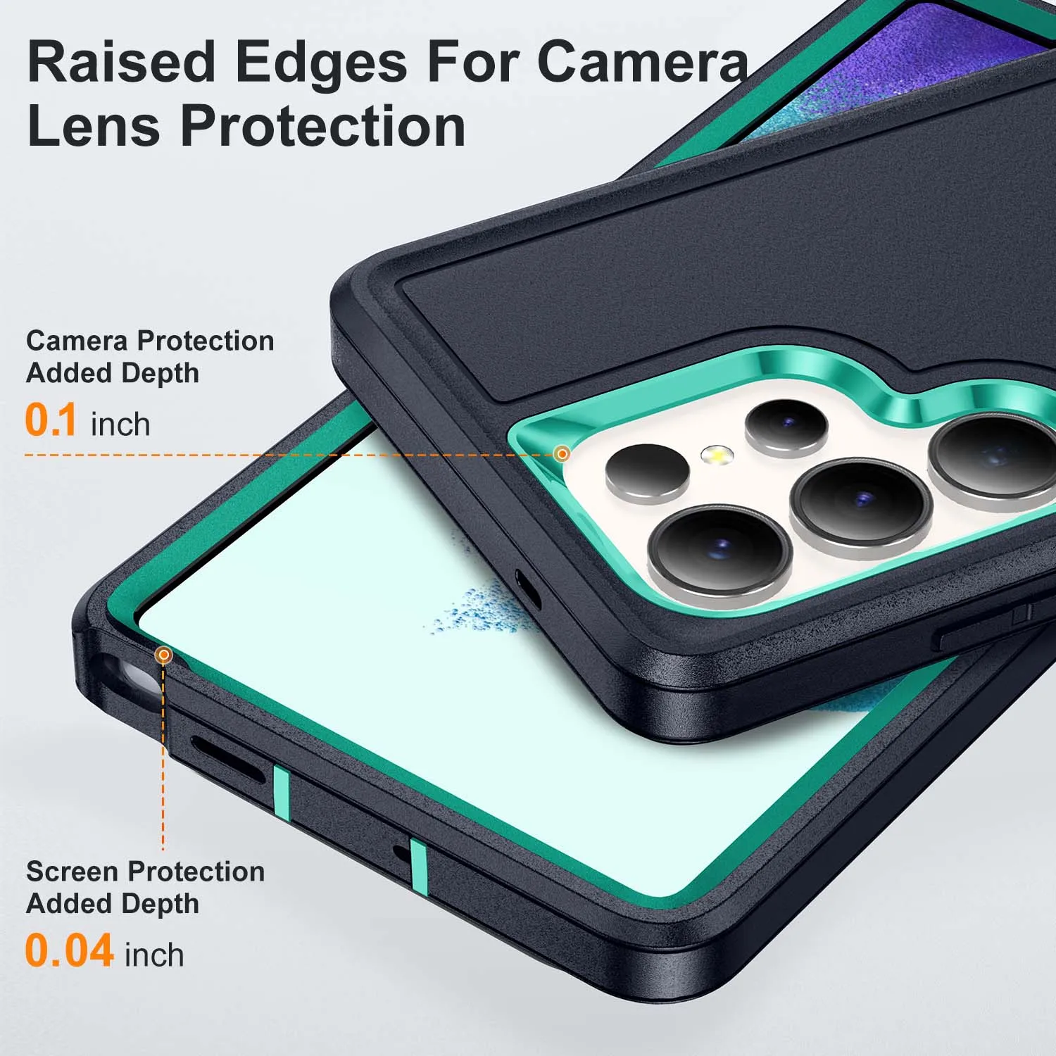 Ultimate Armor Shockproof Defender Phone Case - Rugged Hard PC+TPU Back Cover