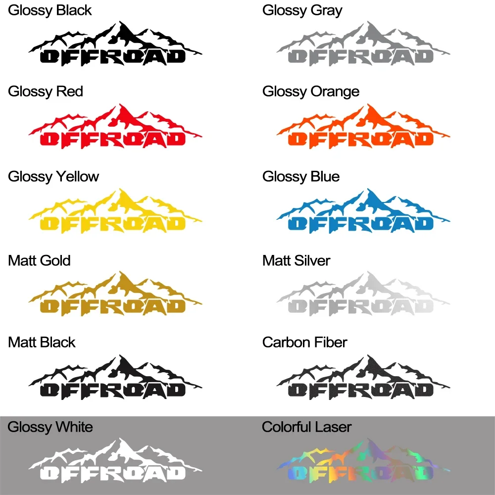 Car Off Road Sticker Vinyl Graphics Decal - Image 5