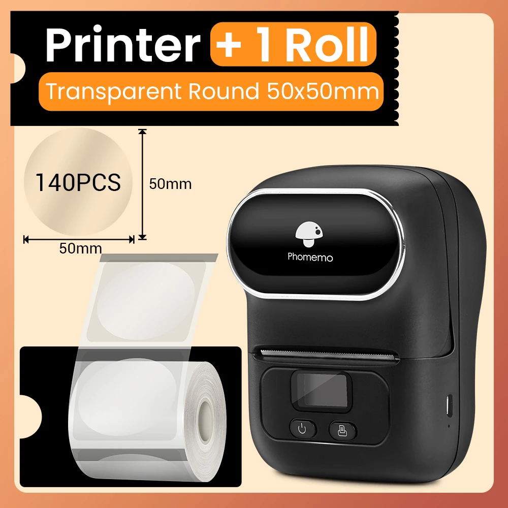 best instant printer for iphone Phomemo M110 Address Label Maker for Mailing Portable Label Sticker Barcode Printer for Clothing Self-adhesive Label Printer phone mini printer Printers