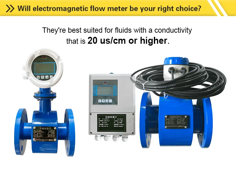 DN100 Mag Flow Meter Electromagnetic Flow Measurement Flow Sensor Transmitter