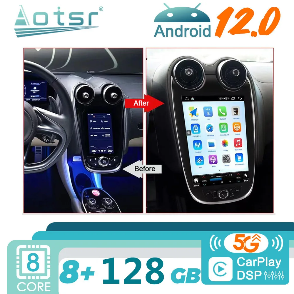 Per Mclaren Gt Autoradio Android 2Din Autoradio Stereo Lettore Video Multimediale Gps Navi Head Unit Screen