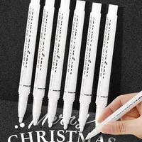 1/3Pcs/Set High-gloss Gold,Silver and White Painting Graffiti Pens, Waterproof Ink, Water-based Acrylic Markers 2