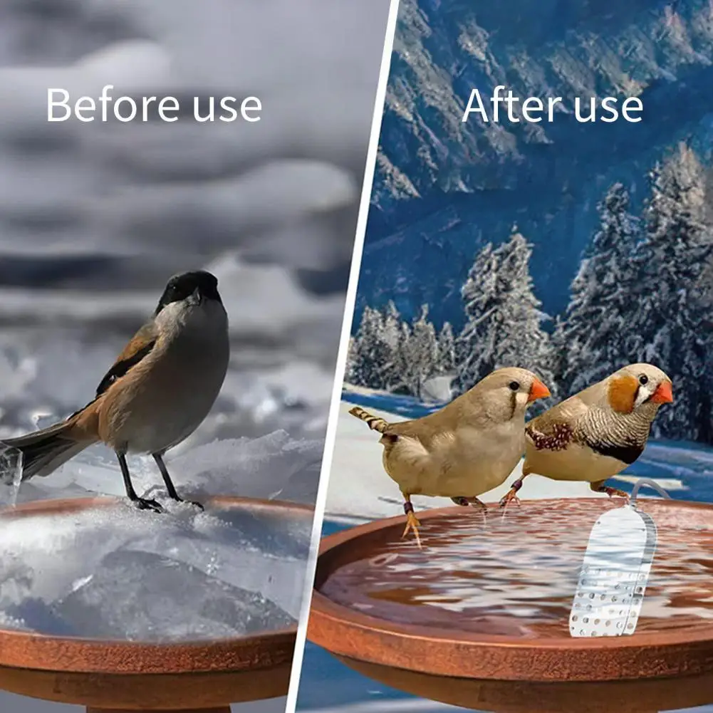 High-density Bath Heater Outdoor Bath Deicer with Thermostatic Control Heater for Winter Water Heating Garden for Chicken S