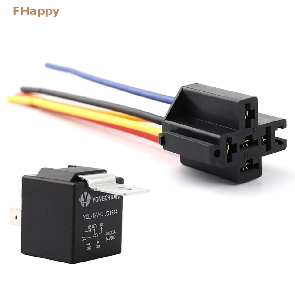 

Водонепроницаемый Автомобильный реле 12 В 5 контактов 40 А автомобильное реле 12 В 5 контактов с удобным реле