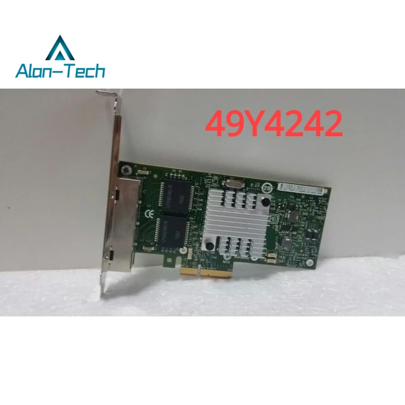 

For I-NTEL IBM 49Y4242 HP NC365T I340-T4 PCI-E Four-port Gigabit Network Card Second Hand 90% New