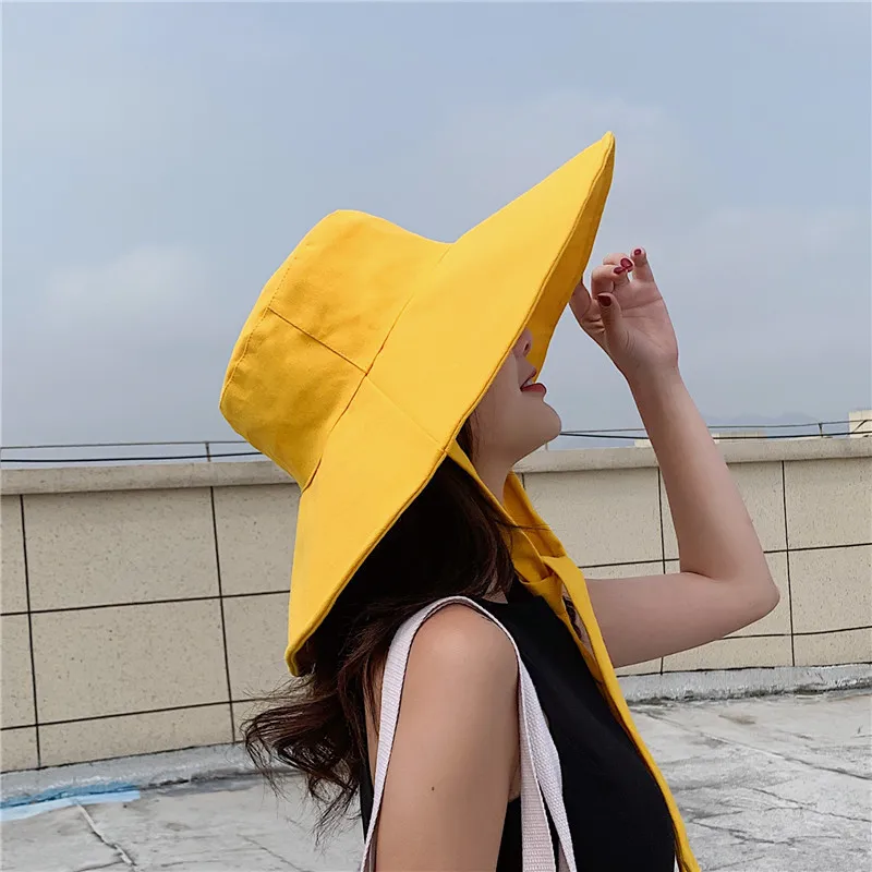 Japanese Sunshade: Women's Spring/Summer Oversized Foldable Sunscreen Hat