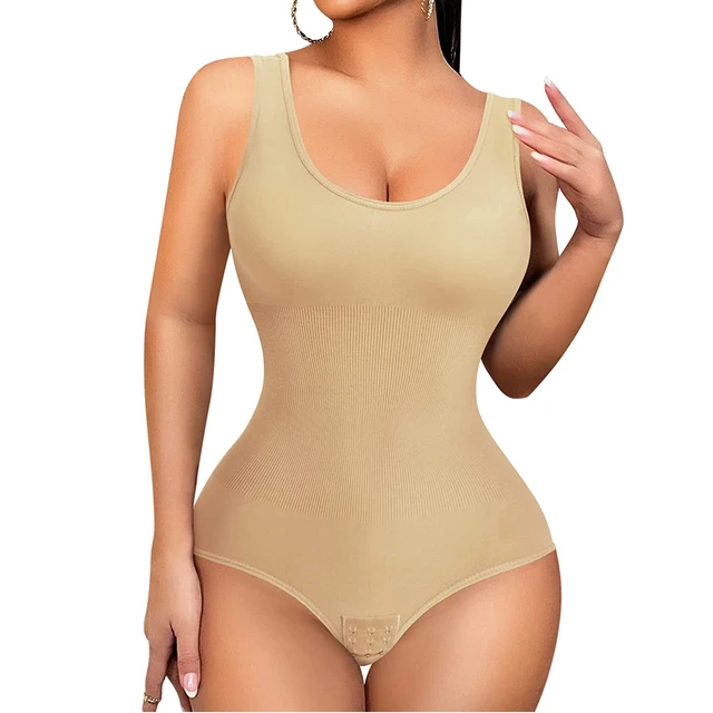 Women Seamless Shapewear Bodysuit Tummy Control Full Body Shaper