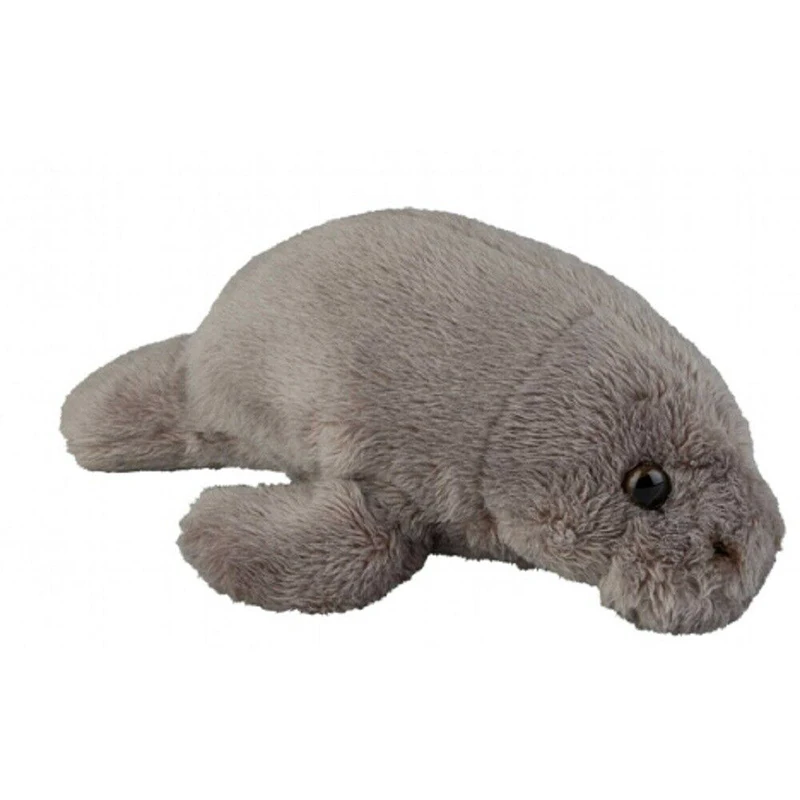Plush Toy Manatee Cute Fluffy Plush PP Cotton Stuffed Animal Doll Mini Sea Animal Plush Toy about 15cm