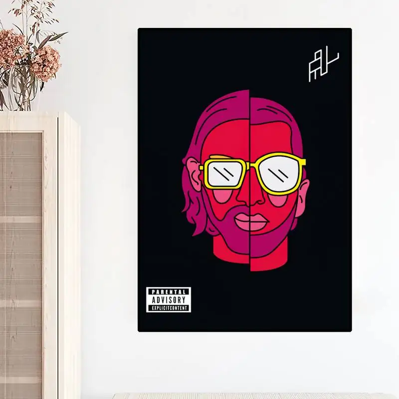 Tracklist Two Brothers PNL Rap Music Album Cover Poster Prints Wall Art  Canvas Oil Painting Picture Photo Gift Room Home Decor - AliExpress