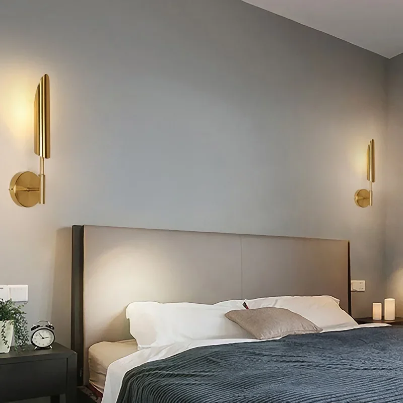 Nordic Design Led Wall Lamps Lights on The Mirror Apply Wall for Living Room Stairs Loft Night Table Home Decor Indoor Lighting