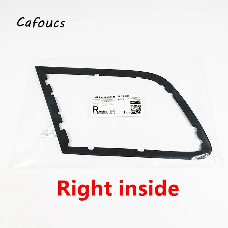 Cafoucs Outer Rear Bumper Headlight Tail Light Lamp Sealing Seals For MAZDA 6 gg 2003-2008