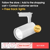 Led Track Light Rails 1m 0.5 m Full Set for 2 Wire Track Light Spotlight Rail Strip I-type T-type L-type Connector Ceiling Box 2