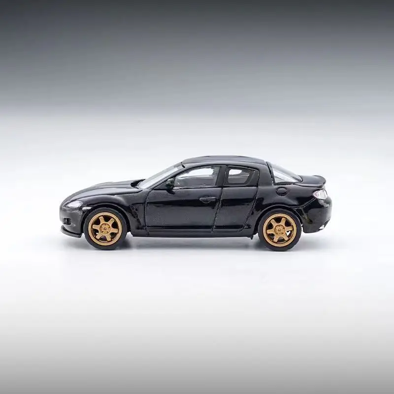 마쓰다 RX8 RX-8 스포츠카 합금 자동차 모델, 다이캐스트 장난감 시뮬레이션, 소형 체중계 자동차 모델, 미니어처 모델 수집품 선물, 1/64